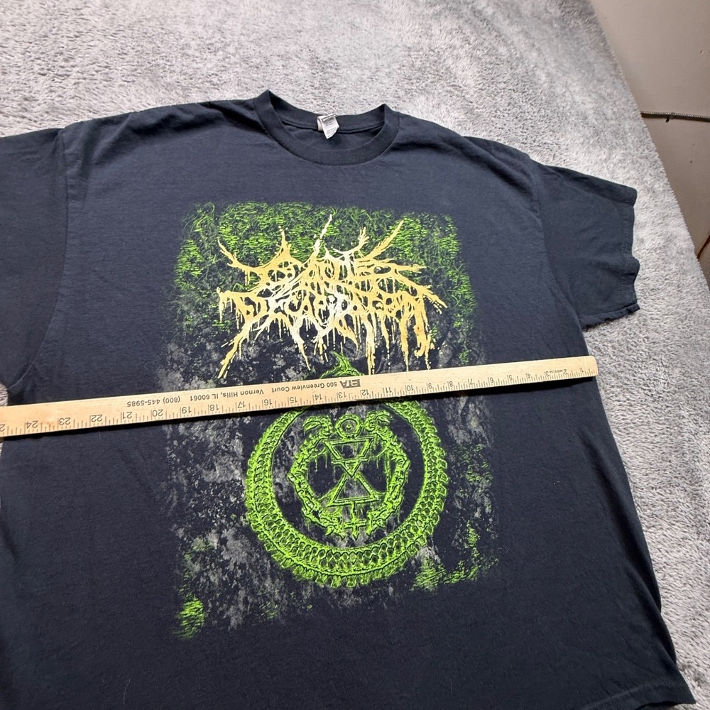 Cattle Decapitation Terrasitic Infestation Tour Shirt Deathgrind Band Tee Men 2X - Picture 4 of 5